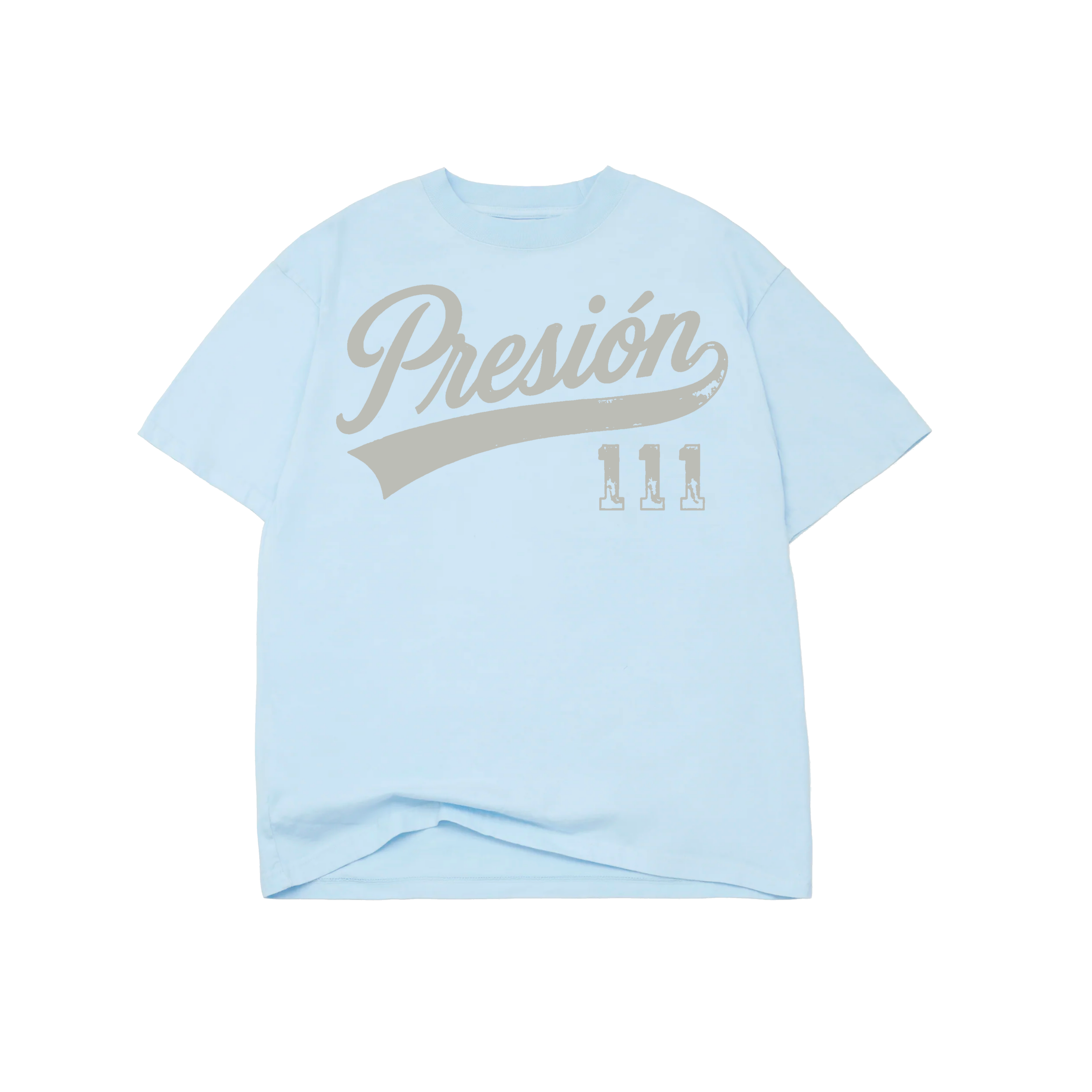 111 T Shirt BabyBlue/Gray